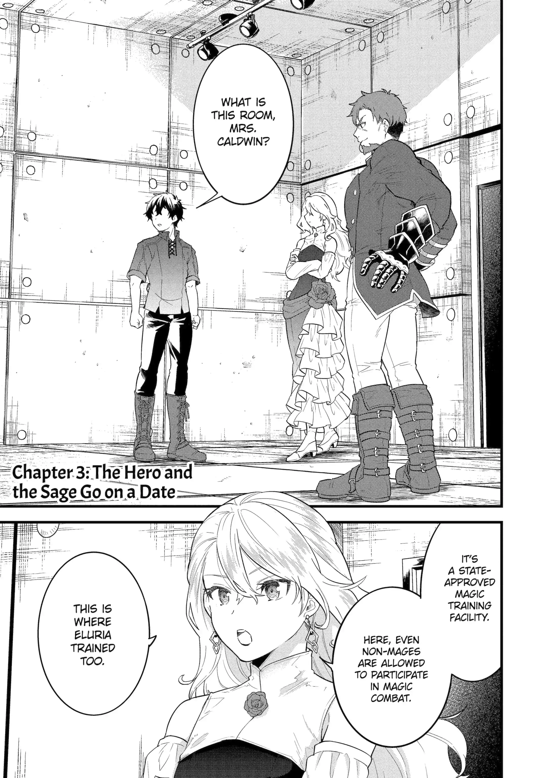 The Hero and the Sage, Reincarnated and Engaged Chapter 3.1 page 1 - 