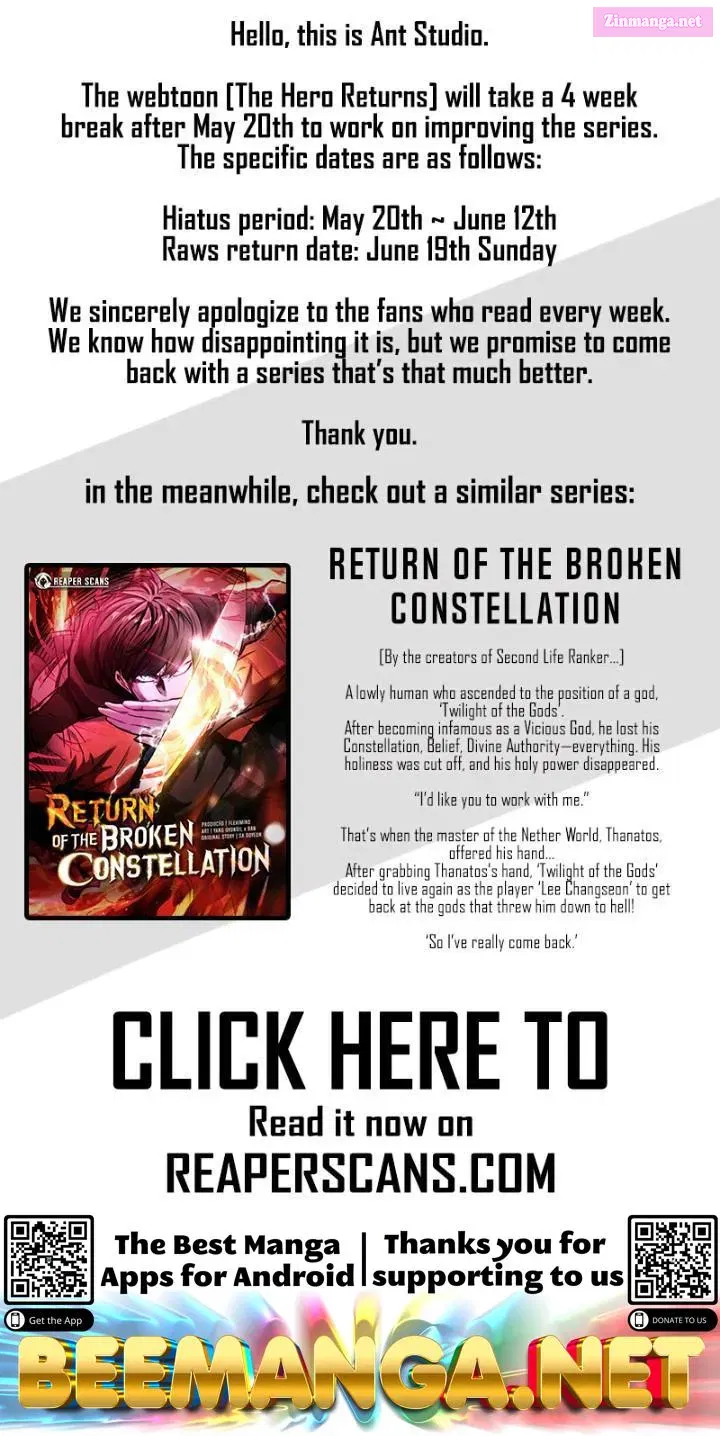 The Hero Returns Chapter 0 page 2 - 