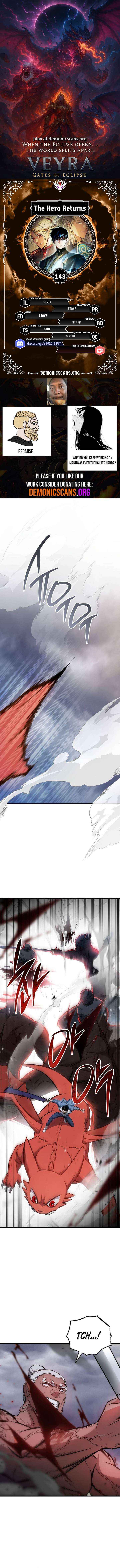 The Hero Returns Chapter 143 page 2 - 
