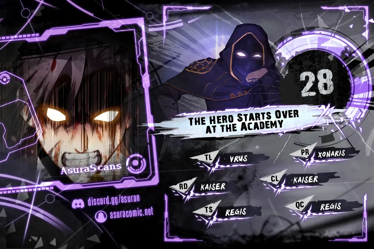 The Hero Starts Over at the Academy Chapter 28 page 1 - 