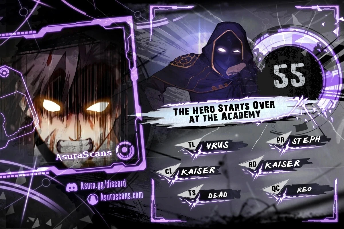 The Hero Starts Over at the Academy Chapter 55 page 1 - 