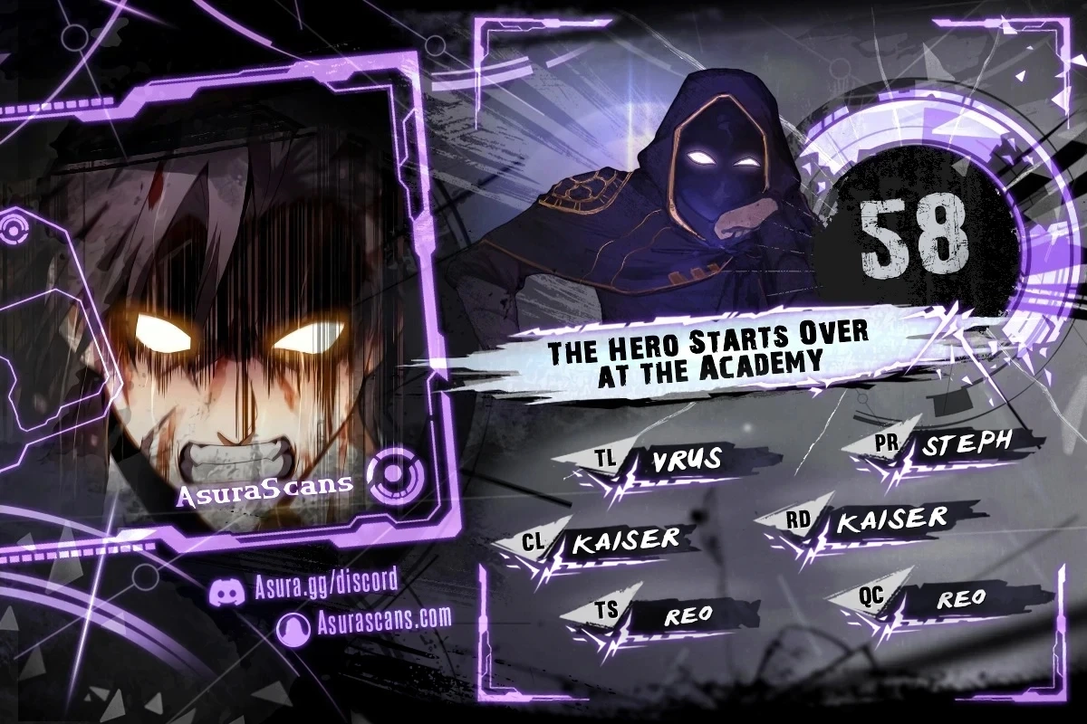 The Hero Starts Over at the Academy Chapter 58 page 1 - 