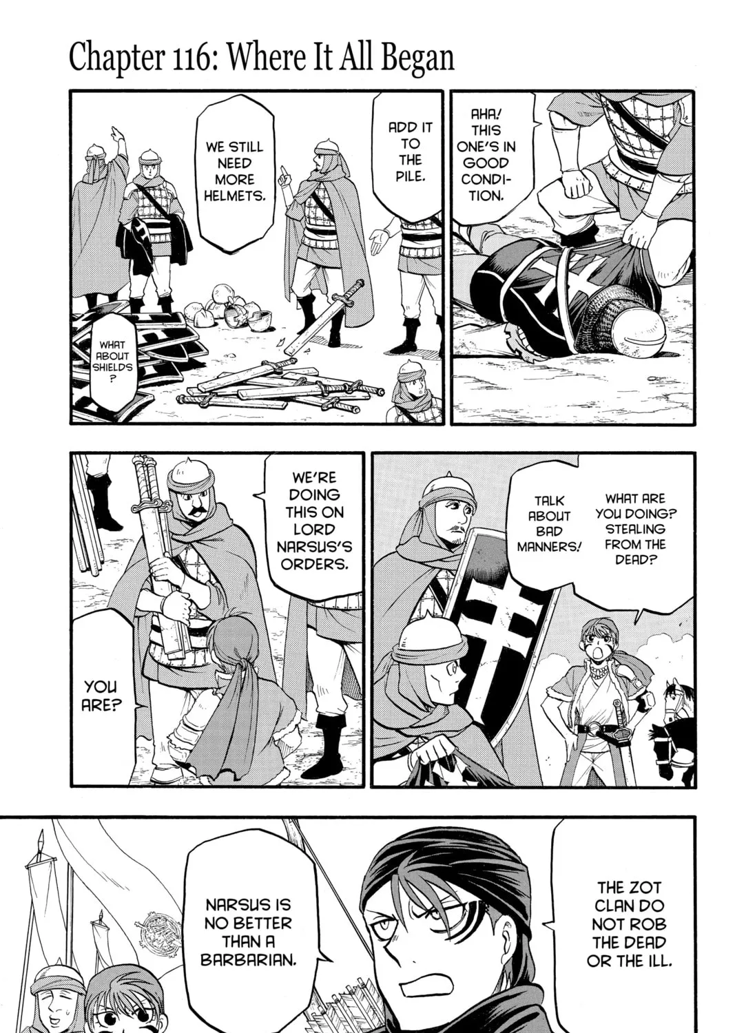 The Heroic Legend of Arslan Chapter 116 page 1 - 