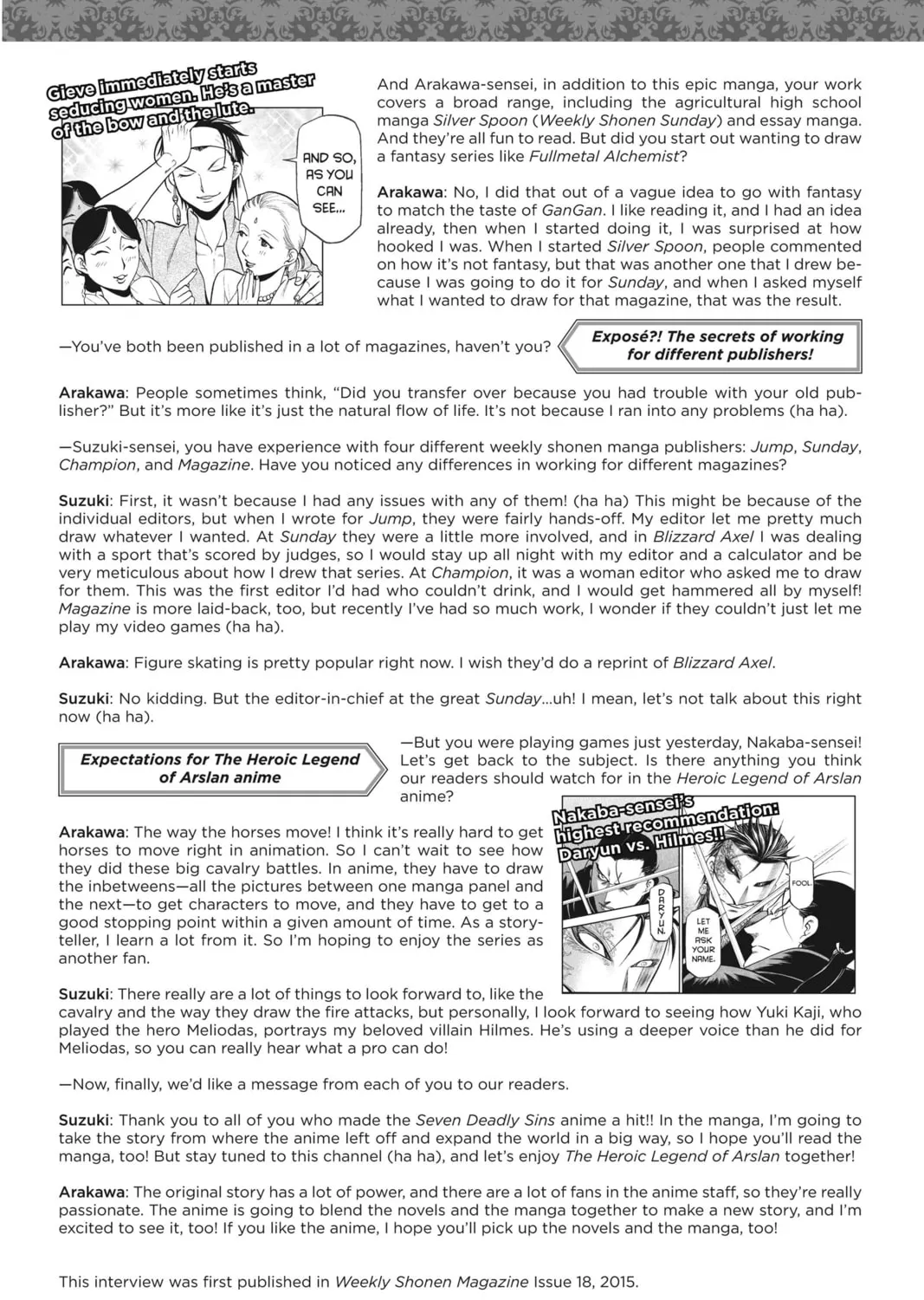 The Heroic Legend of Arslan Chapter 27 page 63 - 