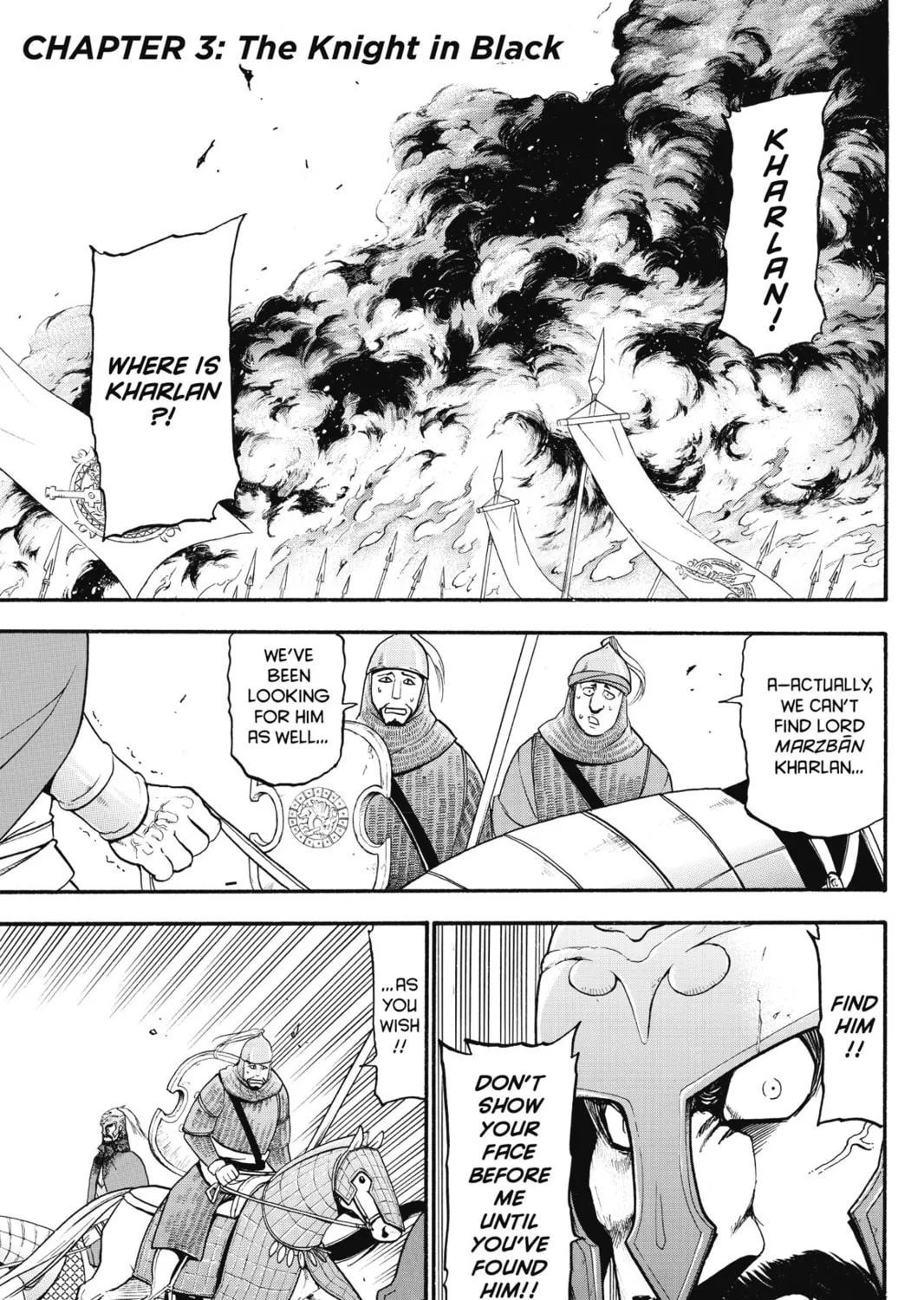 The Heroic Legend of Arslan Chapter 3 page 1 - 