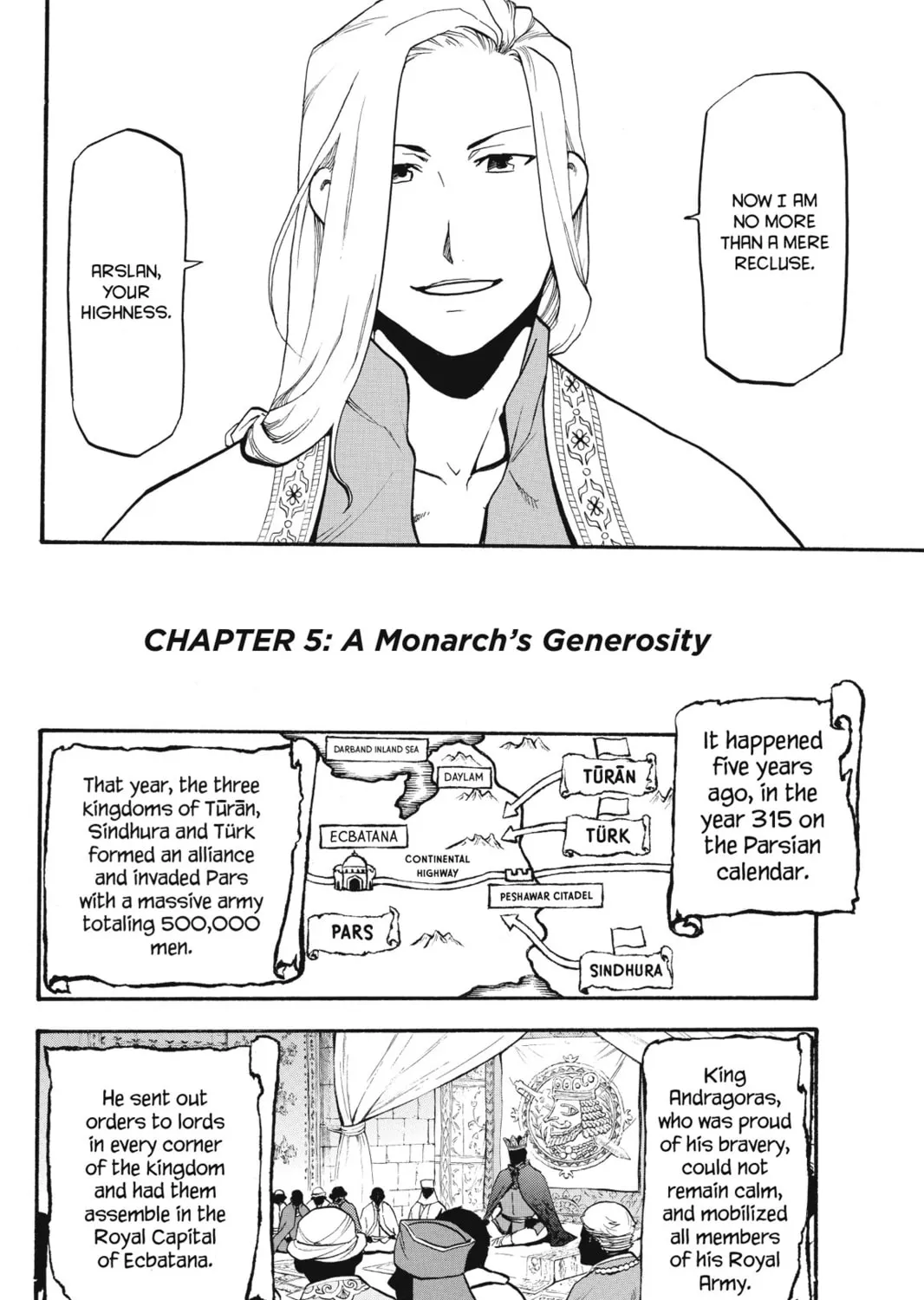 The Heroic Legend of Arslan Chapter 5 page 3 - 