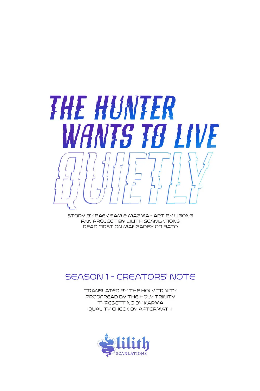 The Hunter Wants to Live Quietly Chapter 35.6 page 1 - 