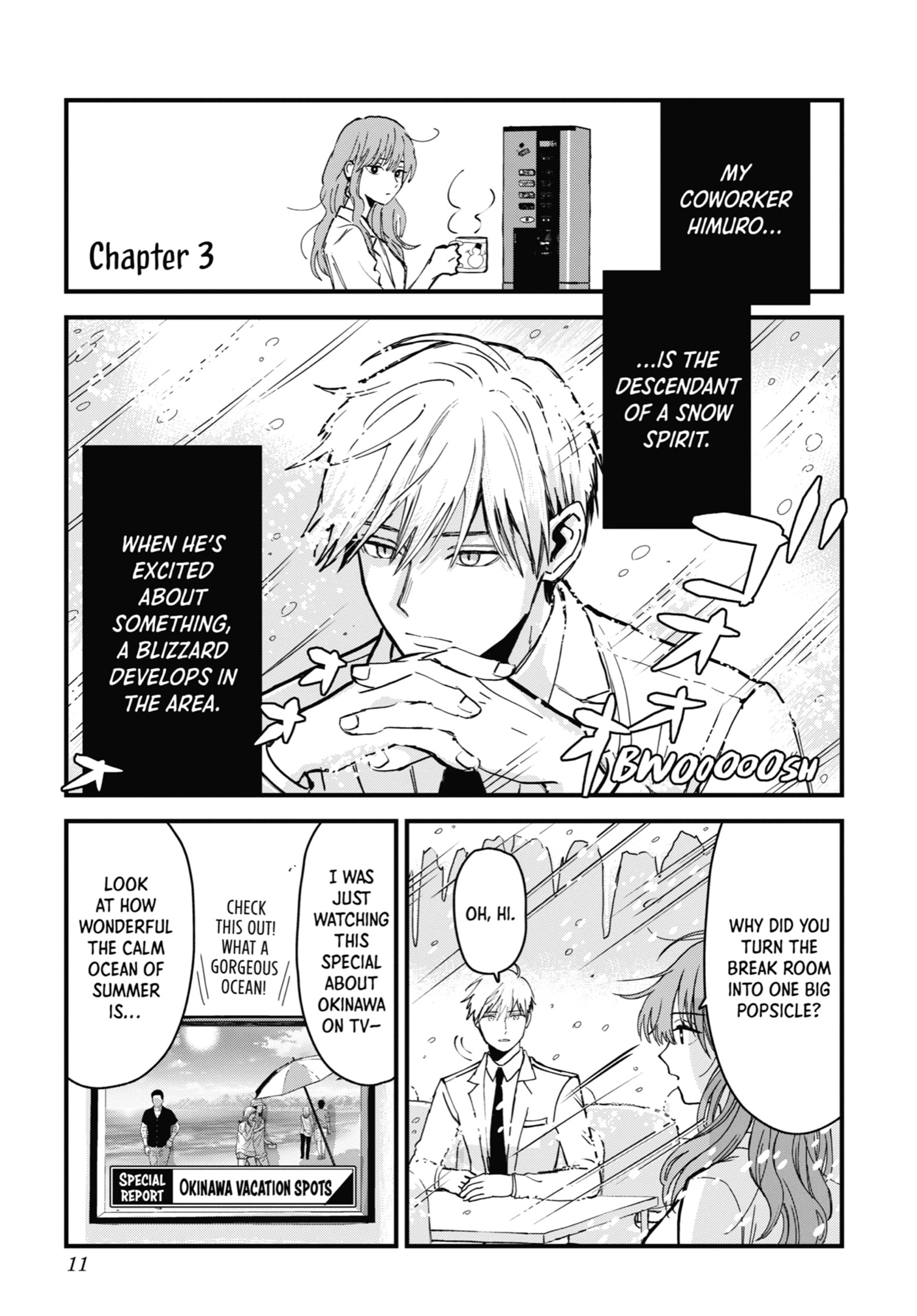 The Ice Guy and His Cool Female Colleague Chapter 3 page 1 - 