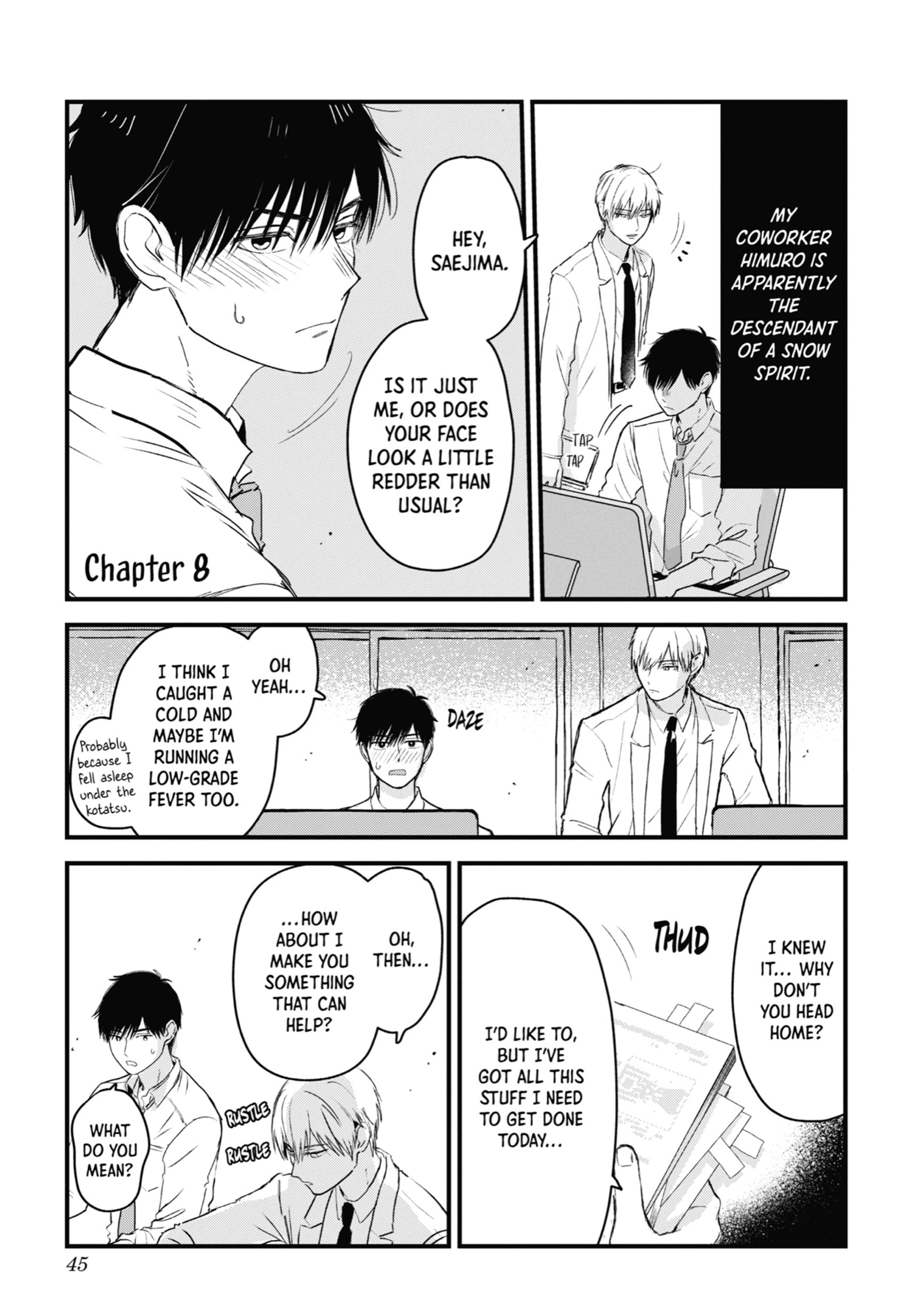 The Ice Guy and His Cool Female Colleague Chapter 8 page 1 - 