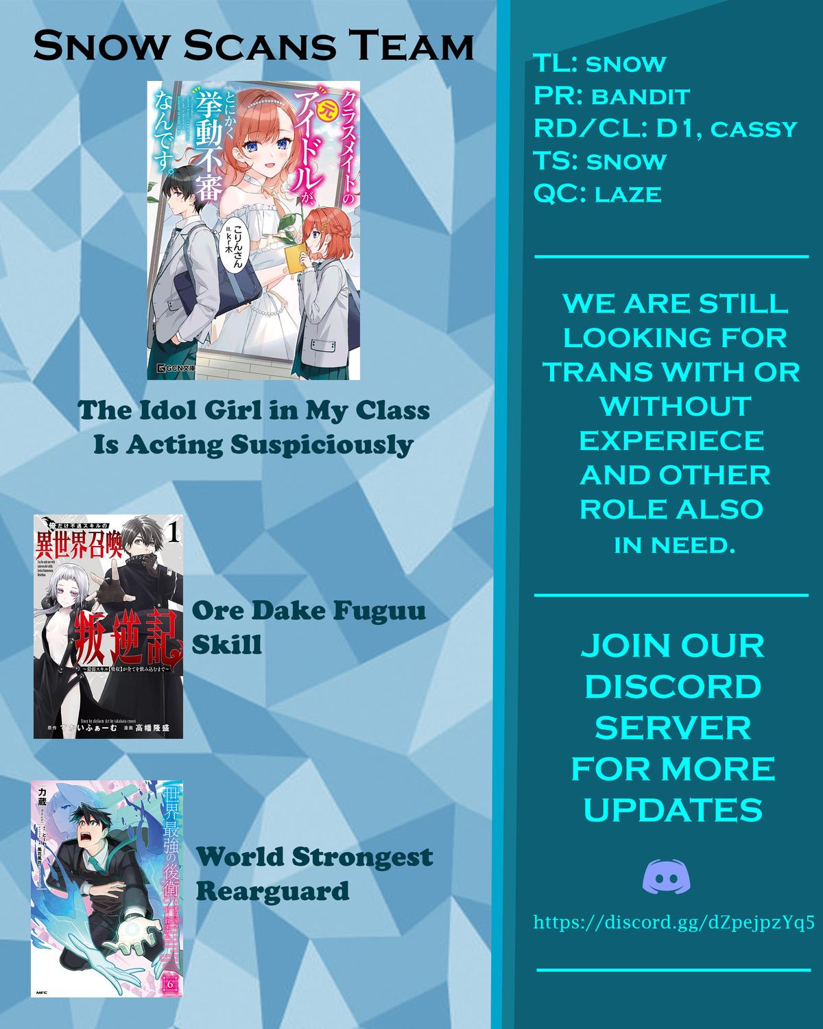 The Idol Girl in My Class is Acting Suspiciously Chapter 2 page 33 - 