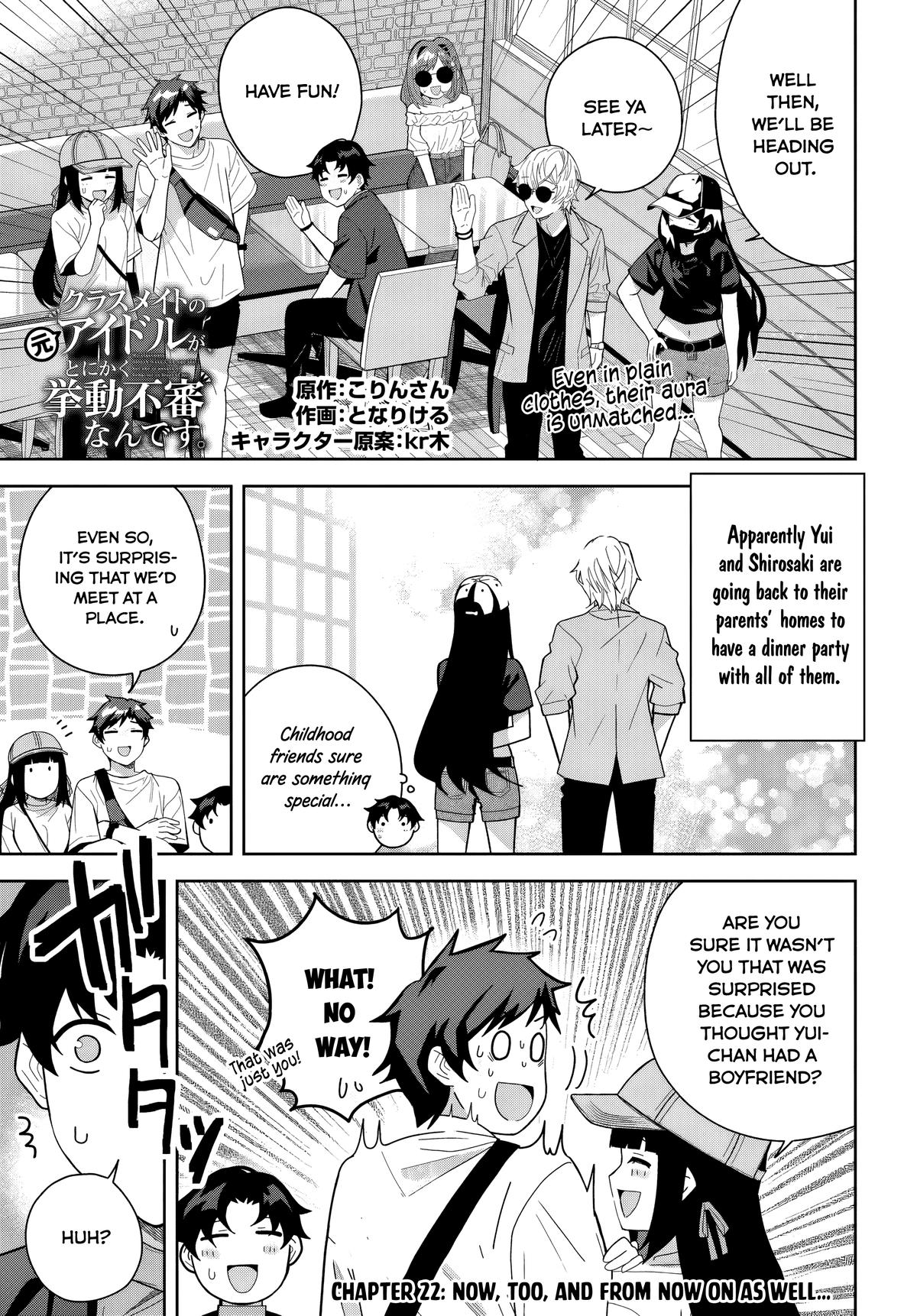 The Idol Girl in My Class is Acting Suspiciously Chapter 22 page 1 - 