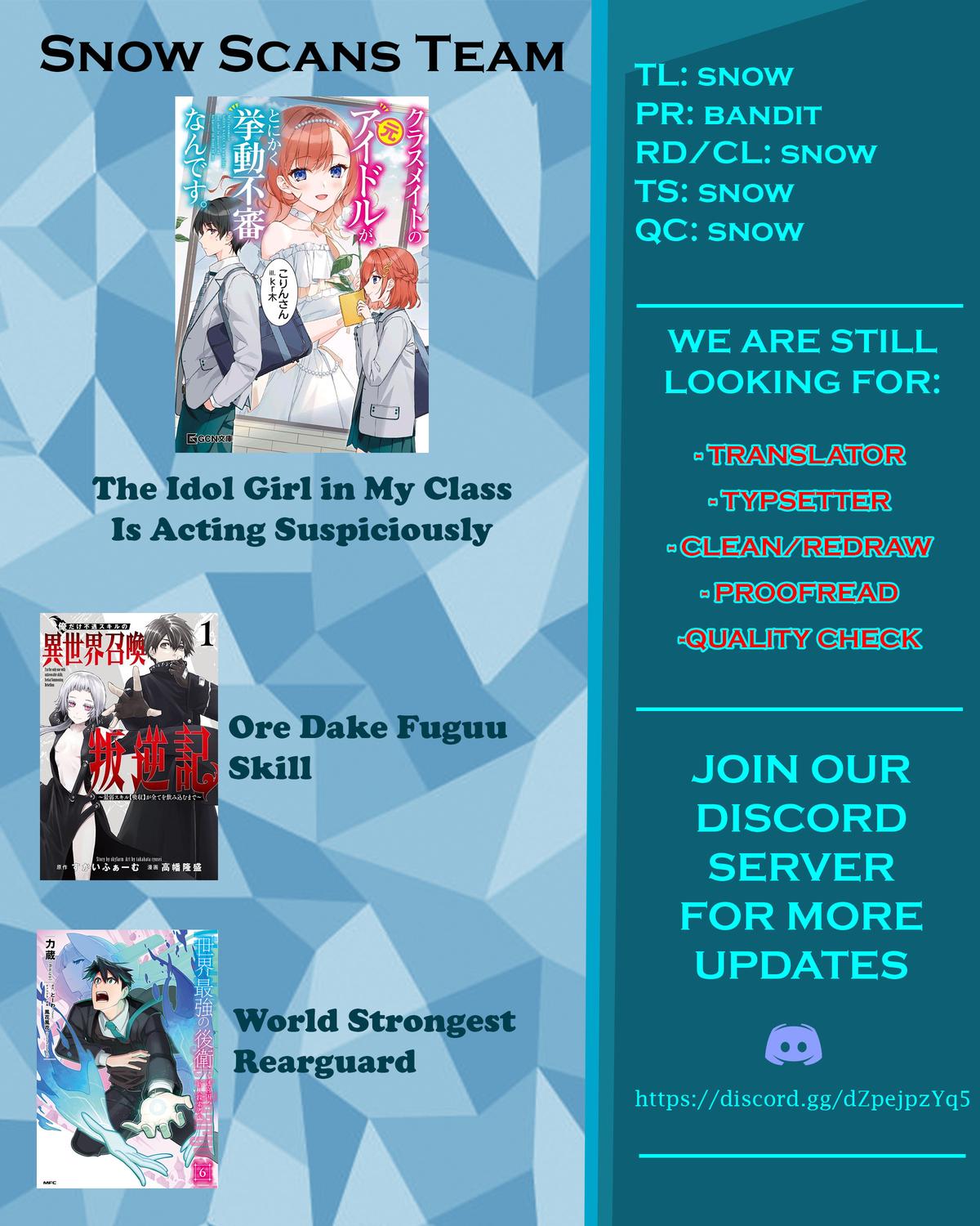 The Idol Girl in My Class is Acting Suspiciously Chapter 3 page 31 - 