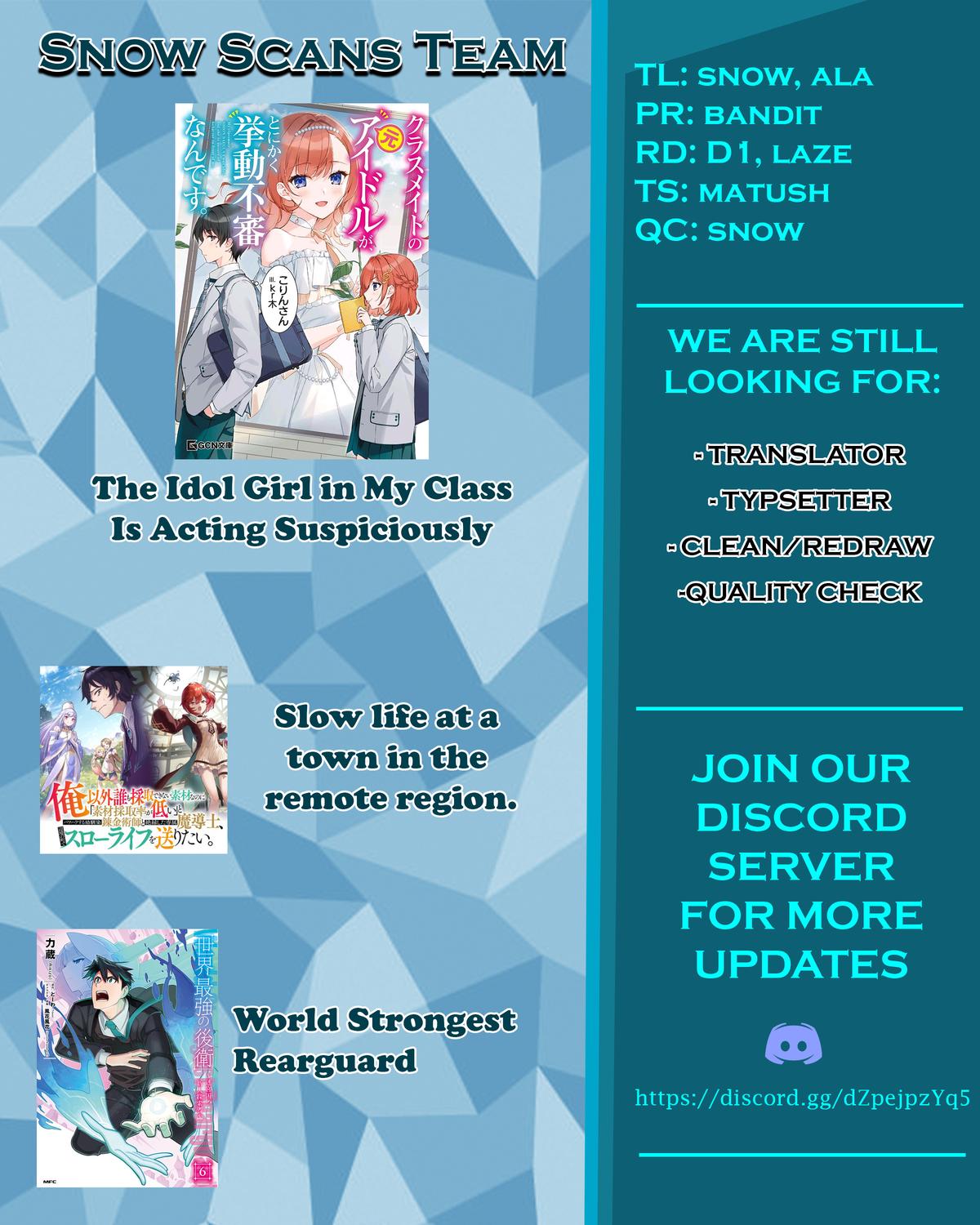 The Idol Girl in My Class is Acting Suspiciously Chapter 4 page 31 - 