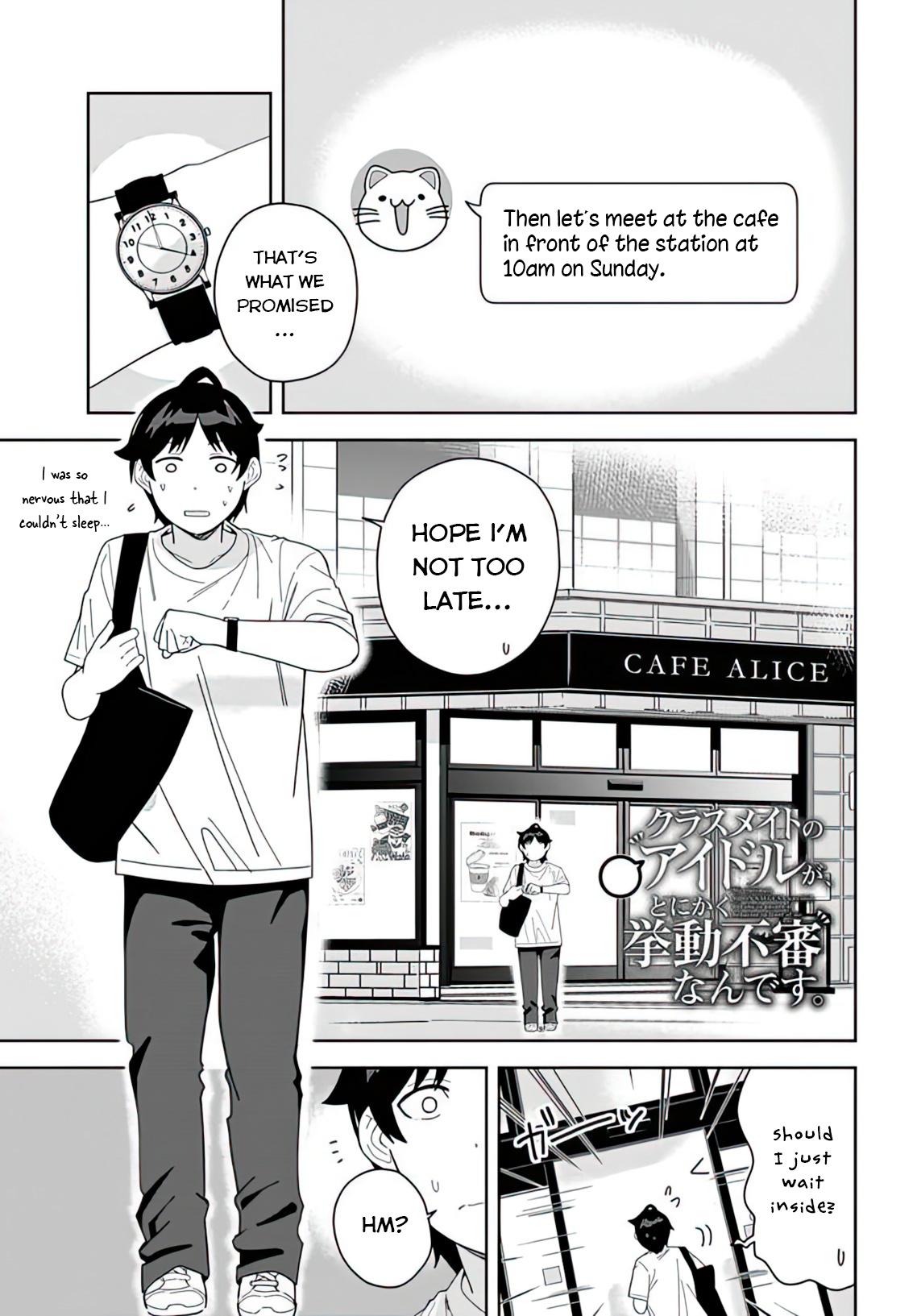 The Idol Girl in My Class is Acting Suspiciously Chapter 6 page 1 - 
