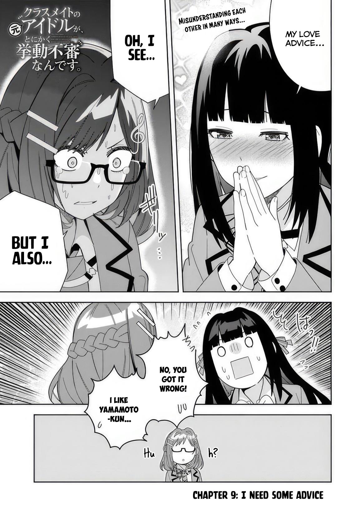 The Idol Girl in My Class is Acting Suspiciously Chapter 9 page 1 - 