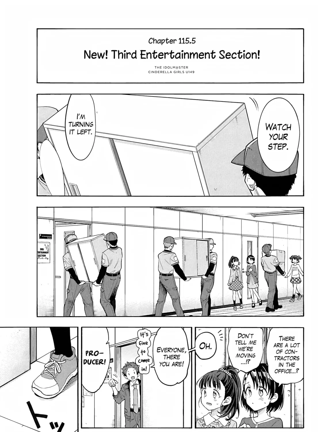 THE iDOLM@STER Cinderella Girls - U149 Chapter 118.5 page 1 - 