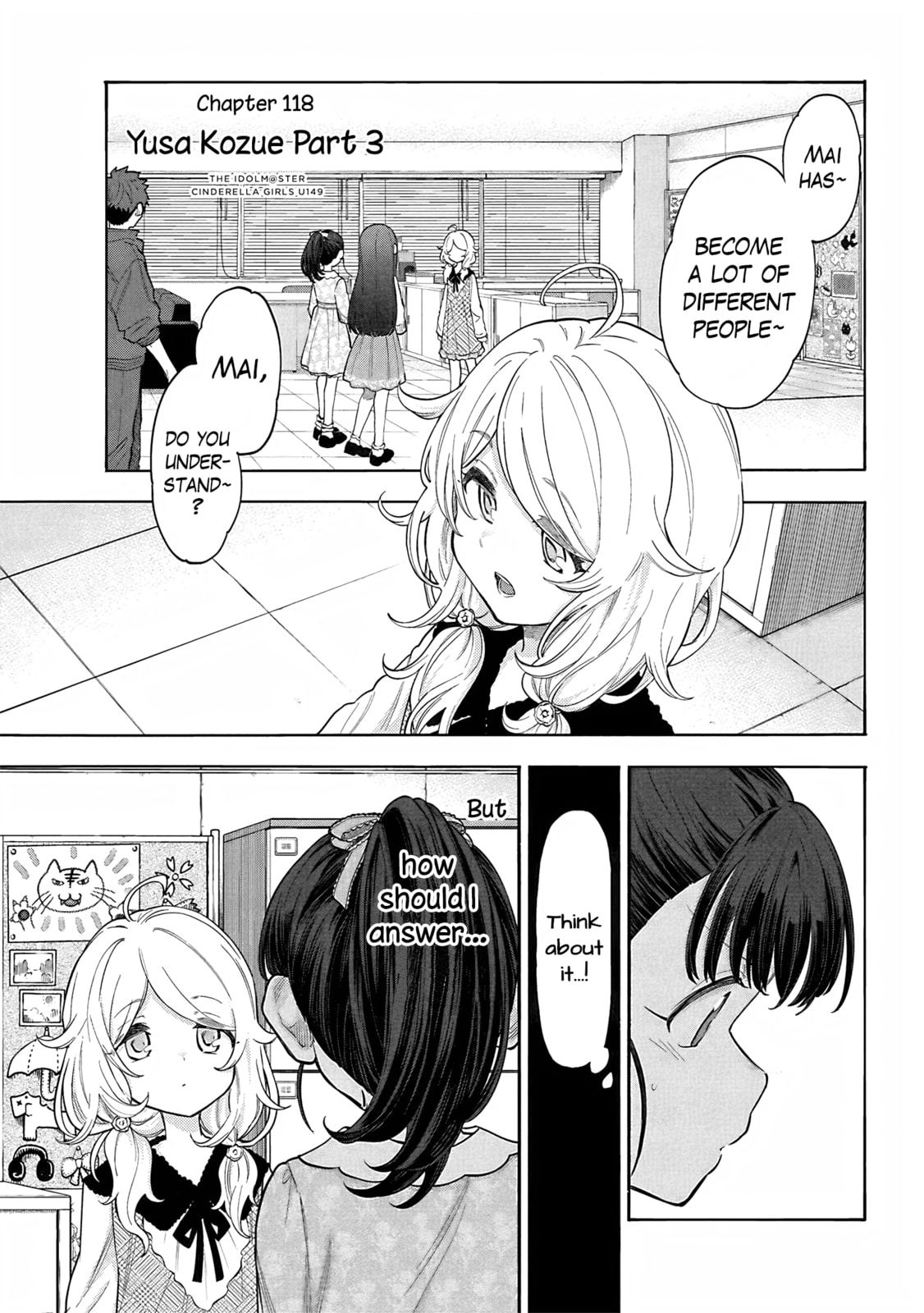 THE iDOLM@STER Cinderella Girls - U149 Chapter 121 page 1 - 