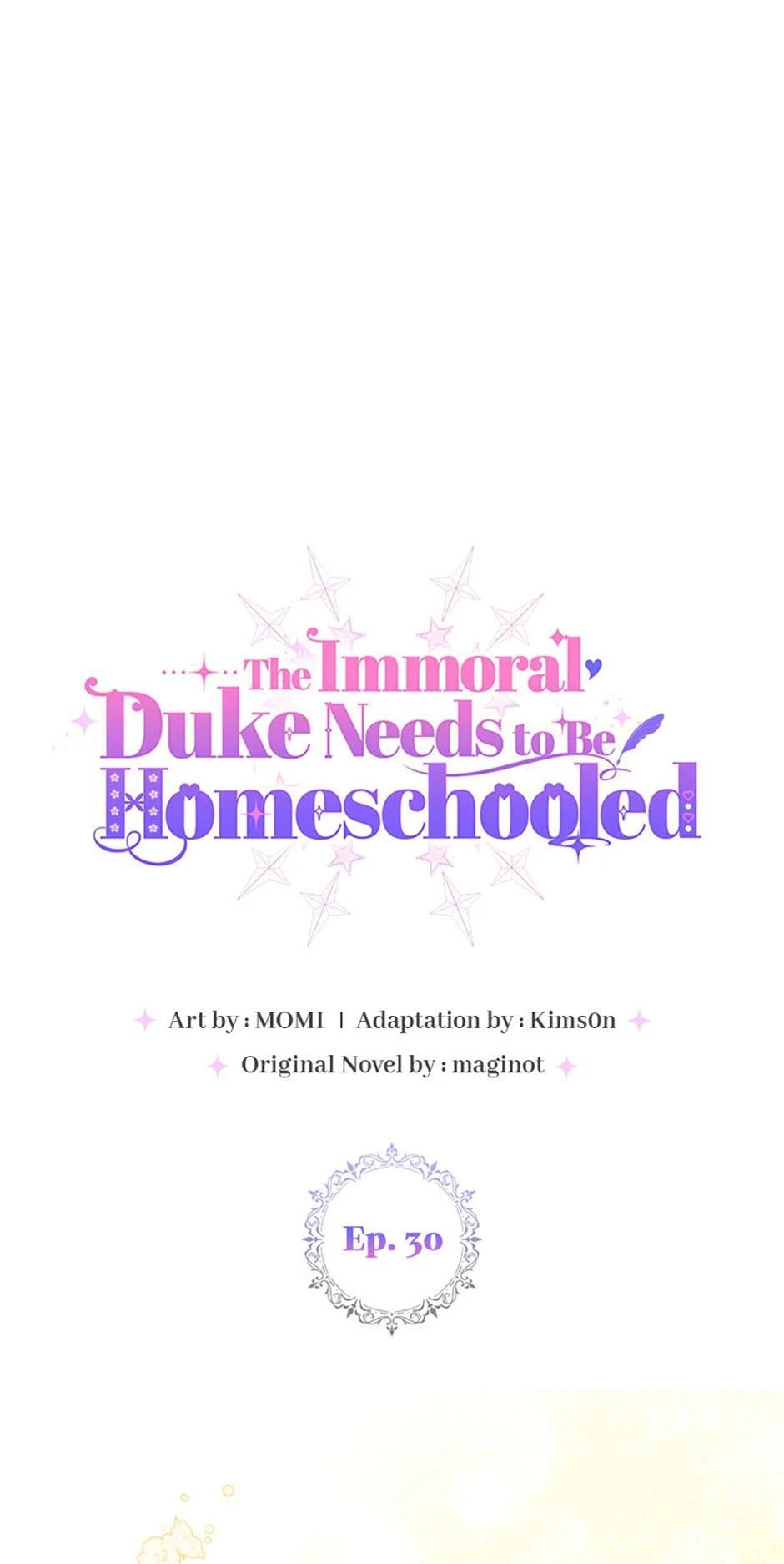 The Immoral Duke Needs to be Homeschooled Chapter 30 page 1 - 