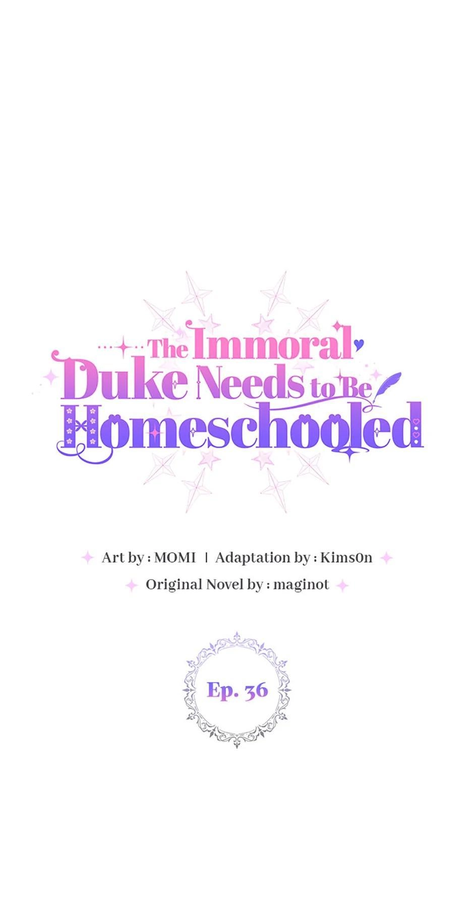 The Immoral Duke Needs to be Homeschooled Chapter 36 page 1 - 