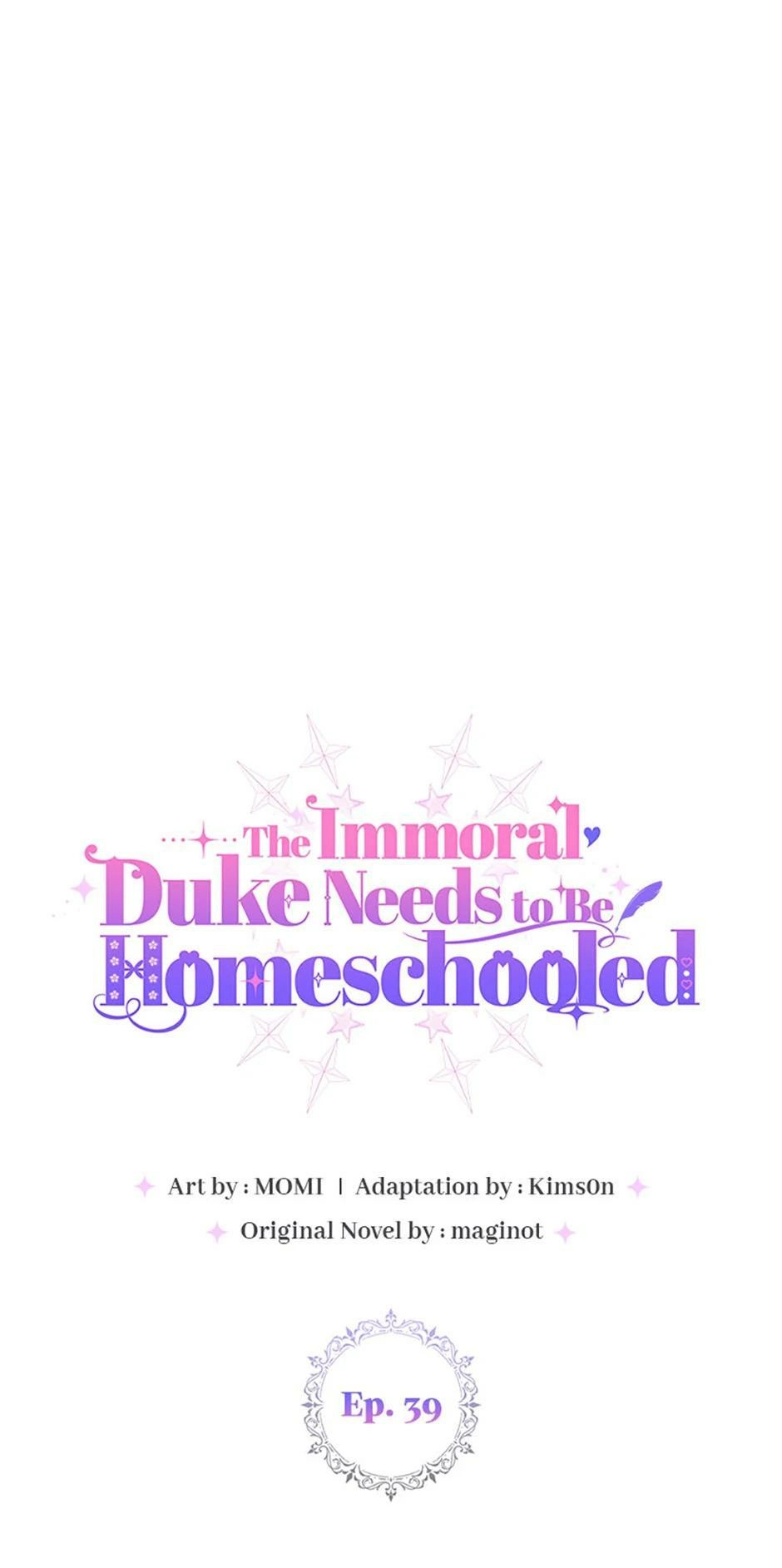 The Immoral Duke Needs to be Homeschooled Chapter 39 page 1 - 
