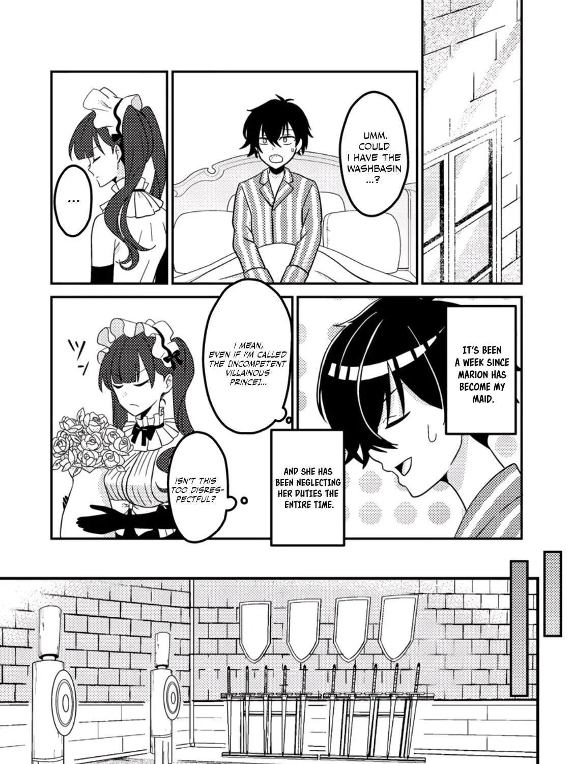 The Incompetent Villainous Prince Wants to Survive ~I was Reincarnated Into a Romance RPG as a Mob Villain, But I will Ignore the Original Work and Aim to Become the Strongest~ Chapter 2 page 11 - 