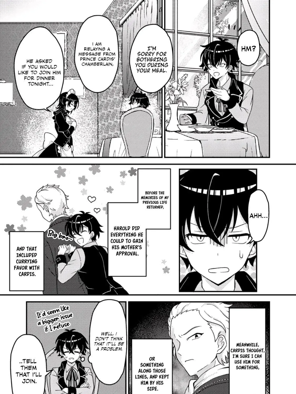 The Incompetent Villainous Prince Wants to Survive ~I was Reincarnated Into a Romance RPG as a Mob Villain, But I will Ignore the Original Work and Aim to Become the Strongest~ Chapter 2 page 39 - 