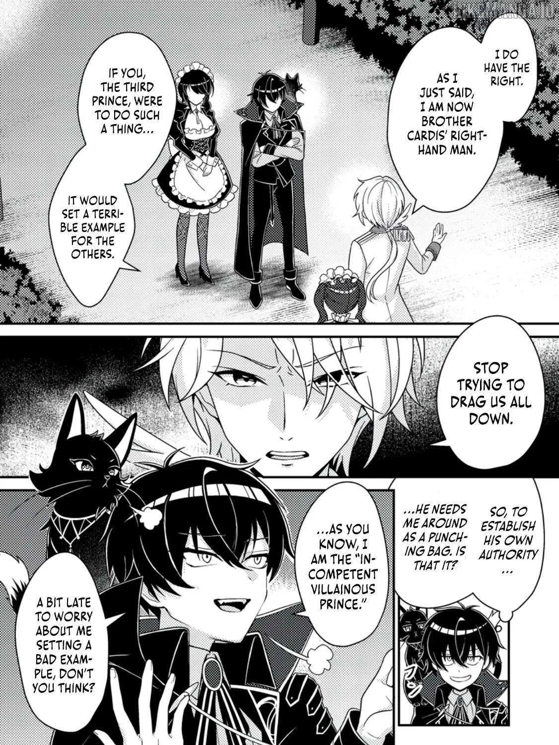 The Incompetent Villainous Prince Wants to Survive ~I was Reincarnated Into a Romance RPG as a Mob Villain, But I will Ignore the Original Work and Aim to Become the Strongest~ Chapter 8 page 11 - 