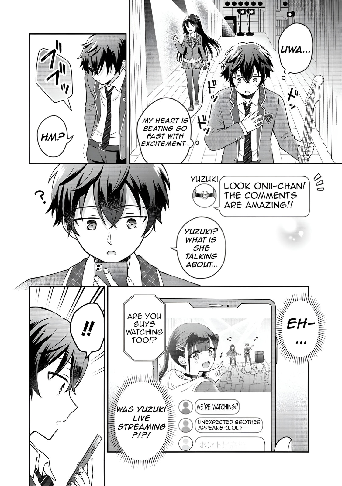 The "Inkya" Girl Sitting Next to Me Was My Favorite Singer. Sing My Song! Chapter 1 page 45 - 
