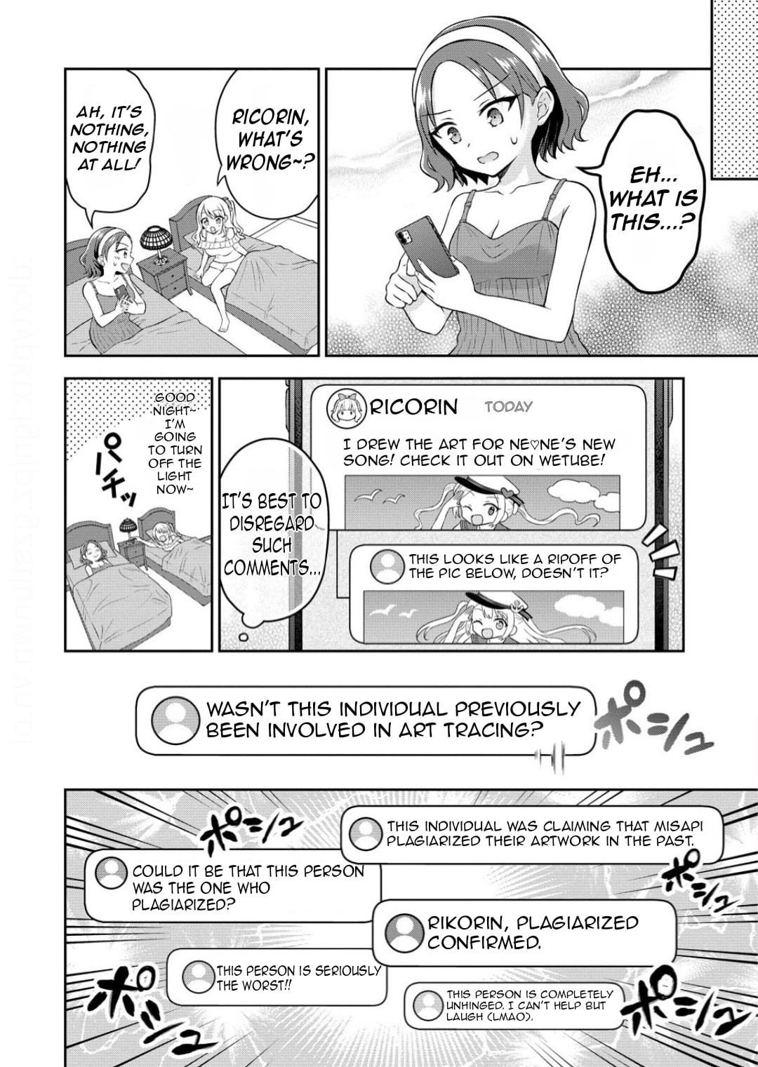 The "Inkya" Girl Sitting Next to Me Was My Favorite Singer. Sing My Song! Chapter 11 page 23 - 