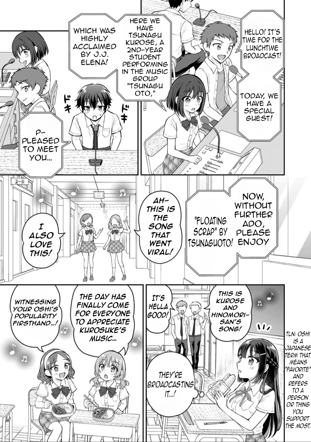 The "Inkya" Girl Sitting Next to Me Was My Favorite Singer. Sing My Song! Chapter 15 page 9 - 