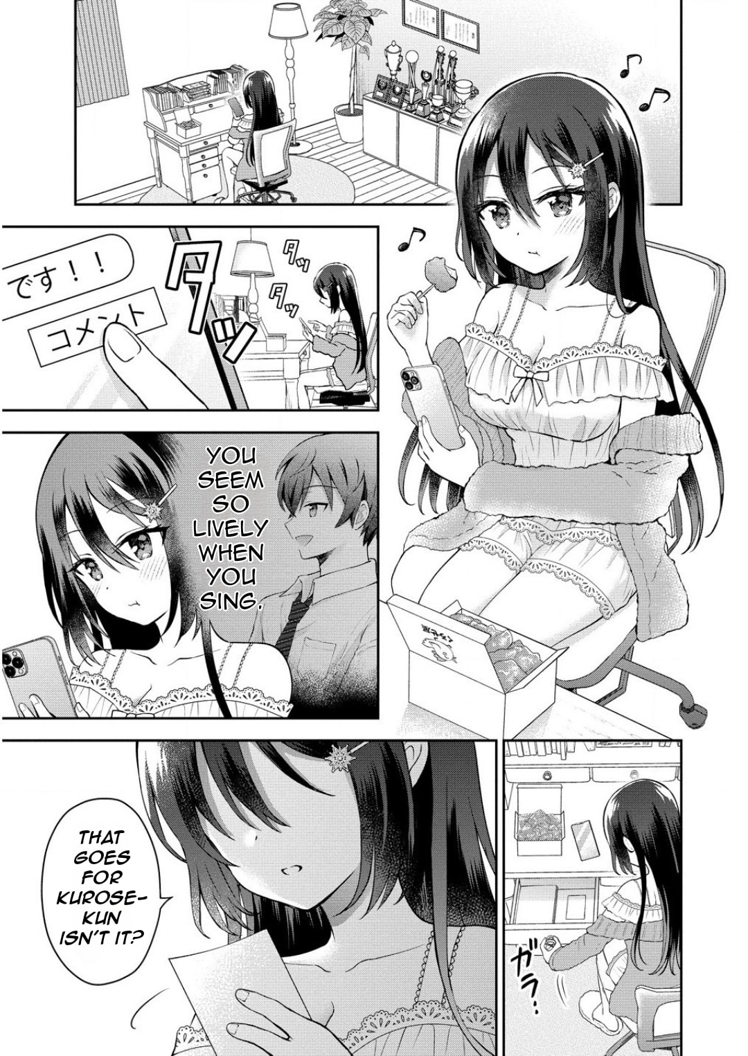 The "Inkya" Girl Sitting Next to Me Was My Favorite Singer. Sing My Song! Chapter 2 page 36 - 