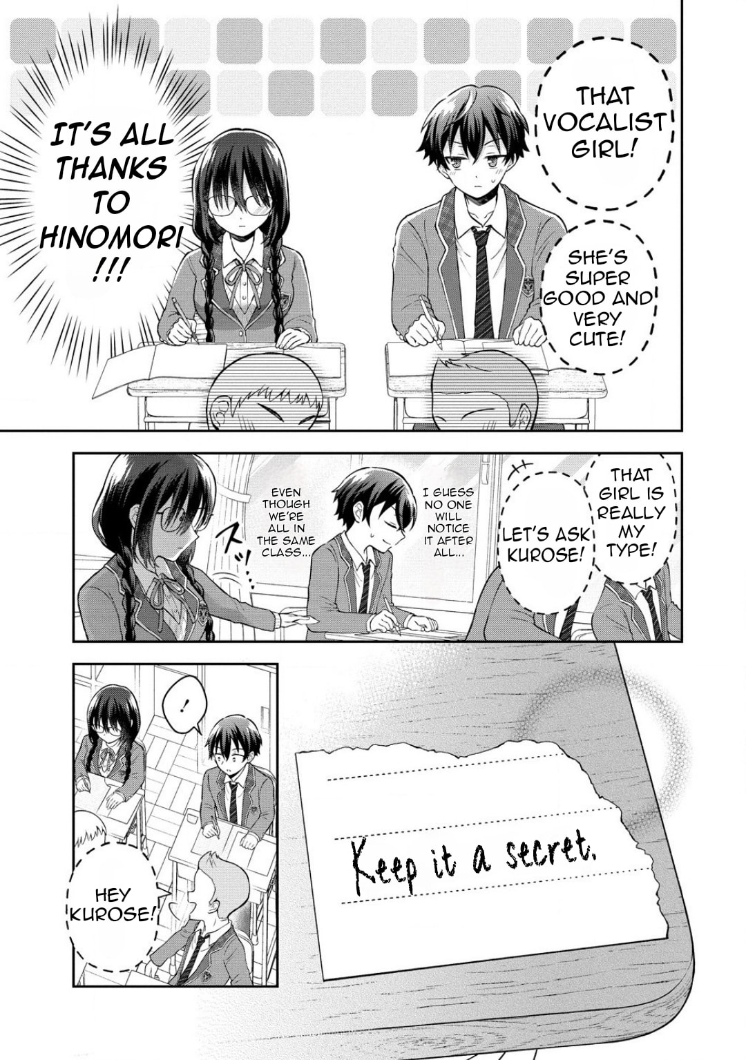 The "Inkya" Girl Sitting Next to Me Was My Favorite Singer. Sing My Song! Chapter 2 page 8 - 