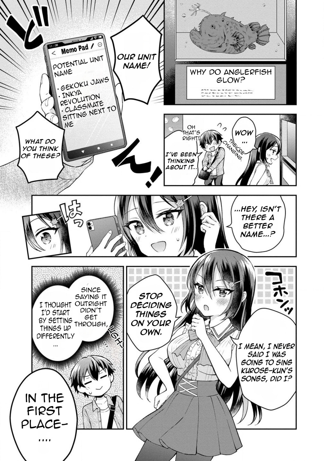 The "Inkya" Girl Sitting Next to Me Was My Favorite Singer. Sing My Song! Chapter 4.1 page 9 - 
