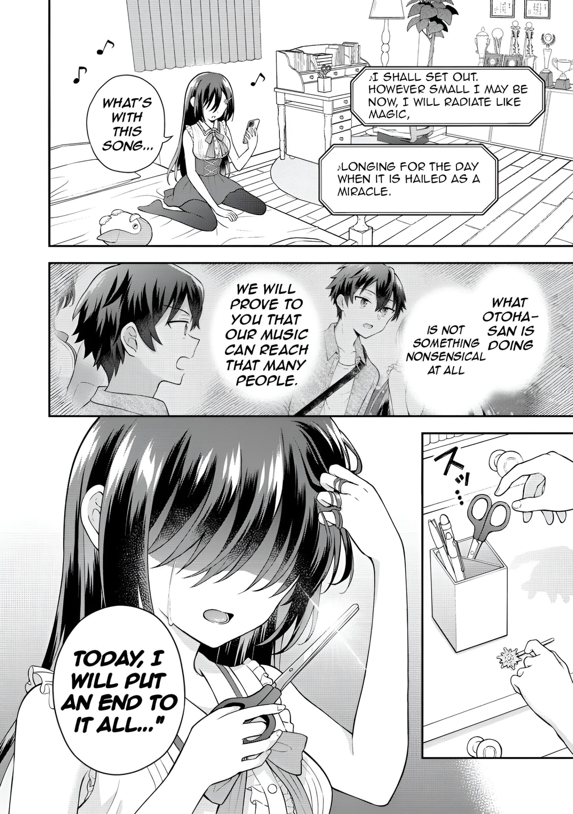 The "Inkya" Girl Sitting Next to Me Was My Favorite Singer. Sing My Song! Chapter 5.2 page 13 - 