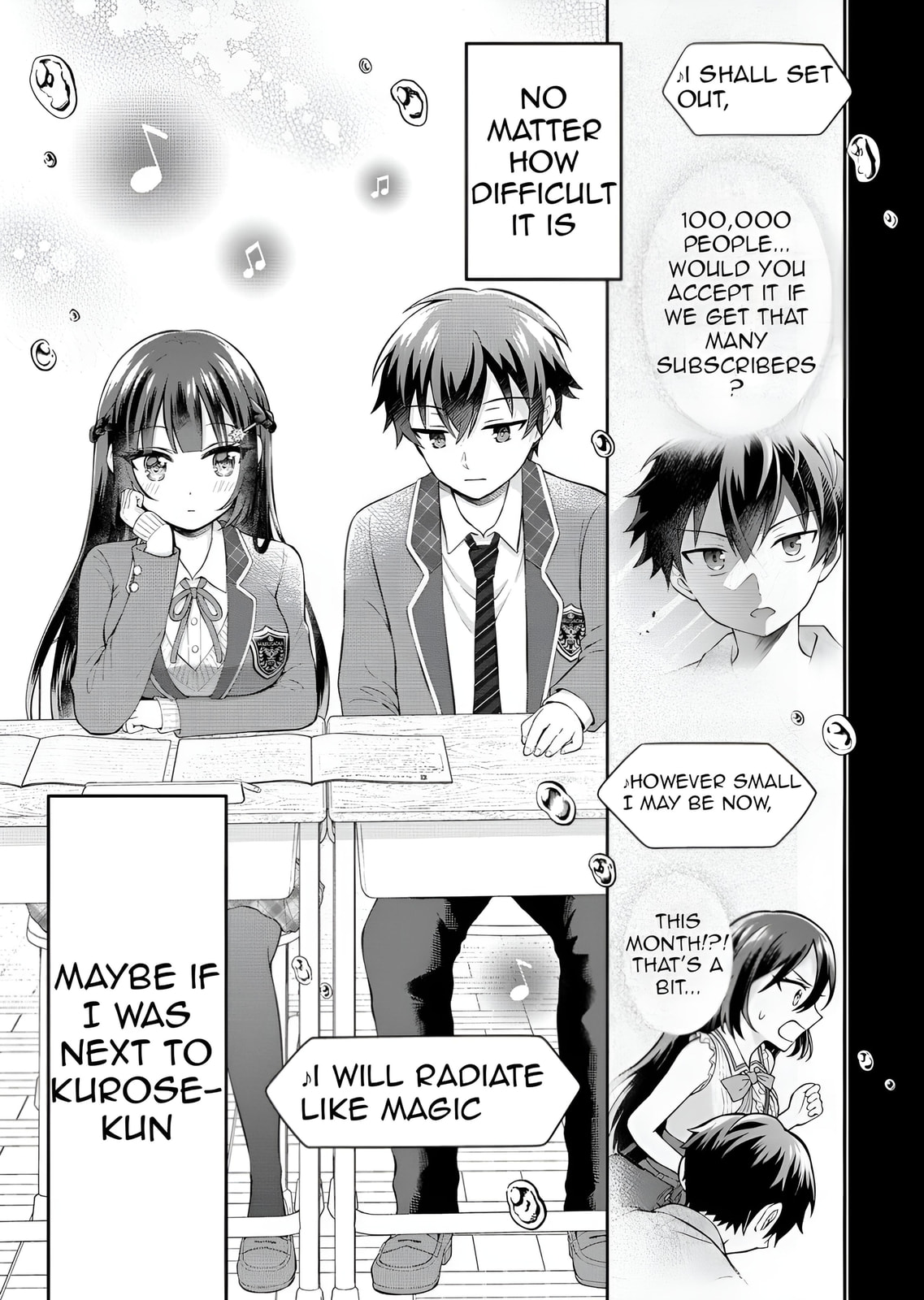 The "Inkya" Girl Sitting Next to Me Was My Favorite Singer. Sing My Song! Chapter 6 page 30 - 