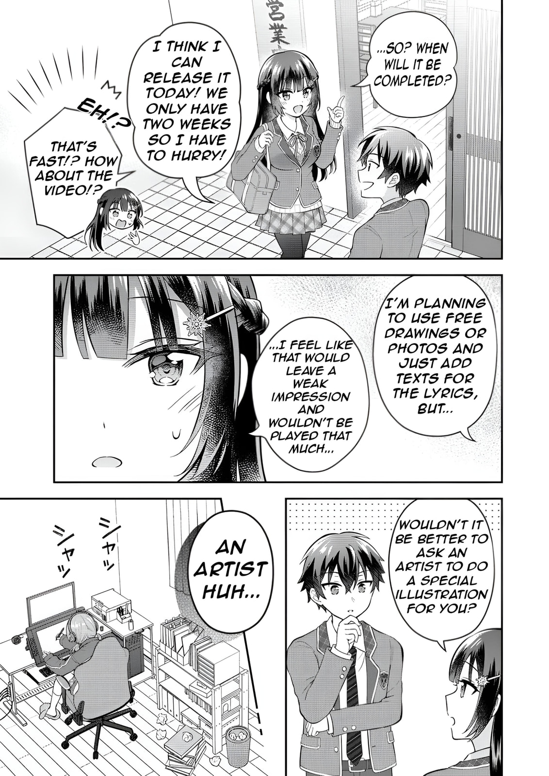 The "Inkya" Girl Sitting Next to Me Was My Favorite Singer. Sing My Song! Chapter 6 page 36 - 