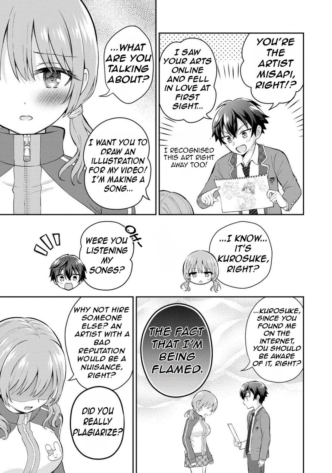 The "Inkya" Girl Sitting Next to Me Was My Favorite Singer. Sing My Song! Chapter 7 page 20 - 