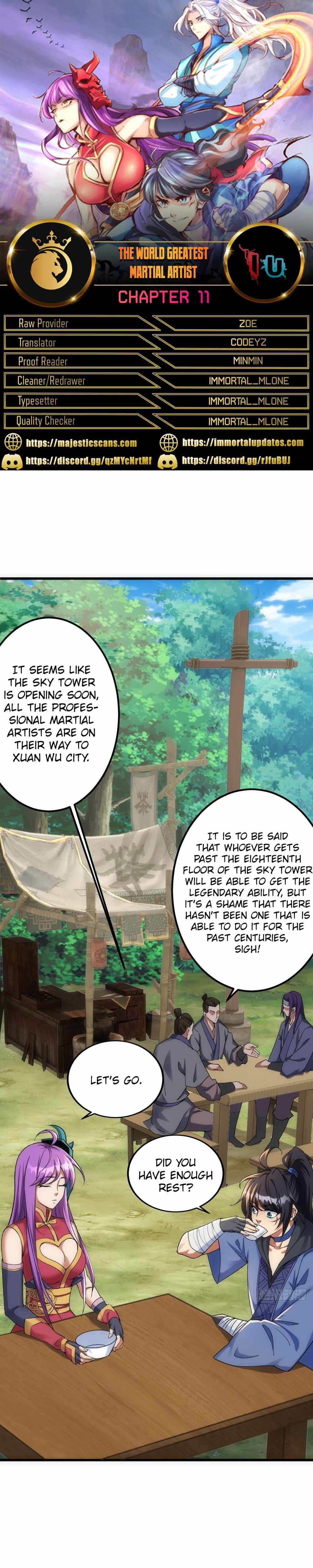 The Insane Martial Arts World: Second to None (Colored) Chapter 11 page 1 - 