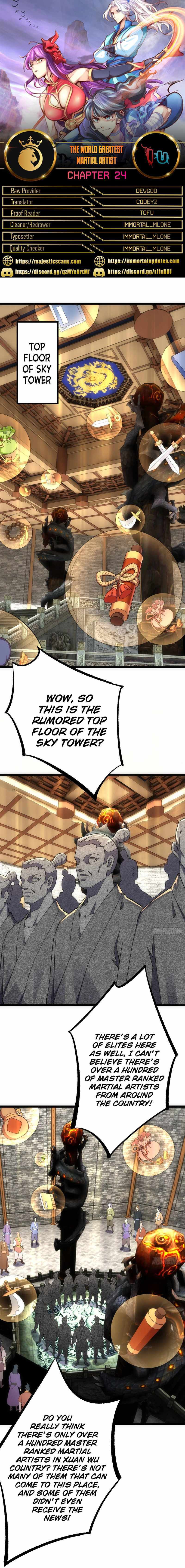 The Insane Martial Arts World: Second to None (Colored) Chapter 24 page 1 - 