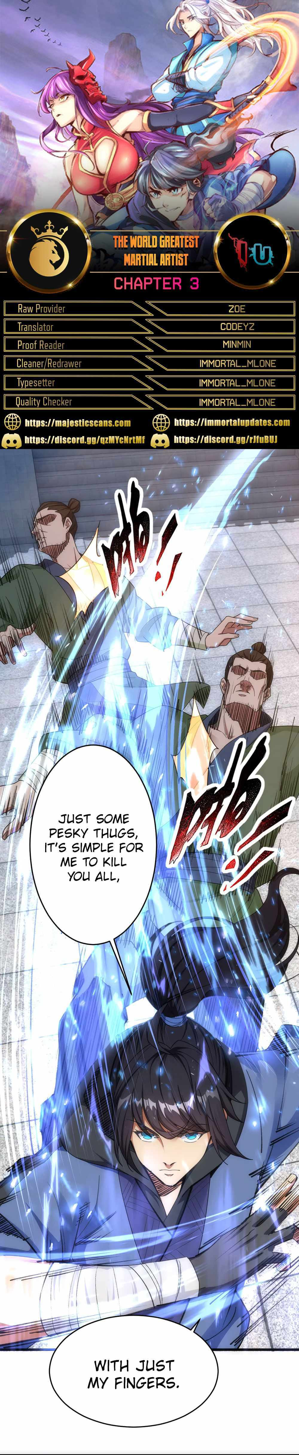 The Insane Martial Arts World: Second to None (Colored) Chapter 3 page 1 - 