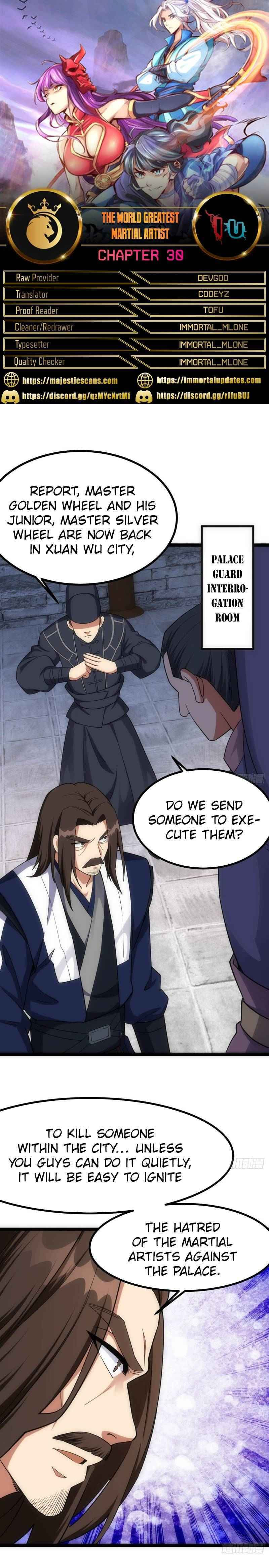 The Insane Martial Arts World: Second to None (Colored) Chapter 30 page 1 - 