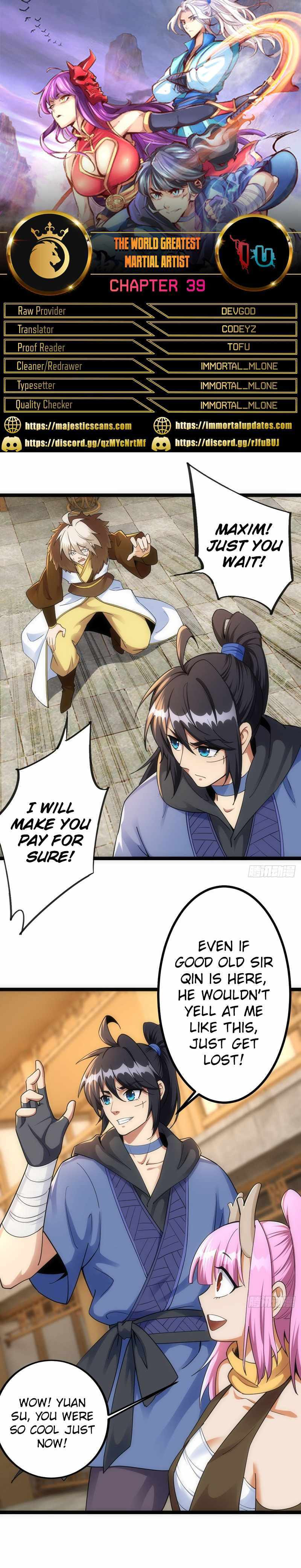 The Insane Martial Arts World: Second to None (Colored) Chapter 39 page 1 - 