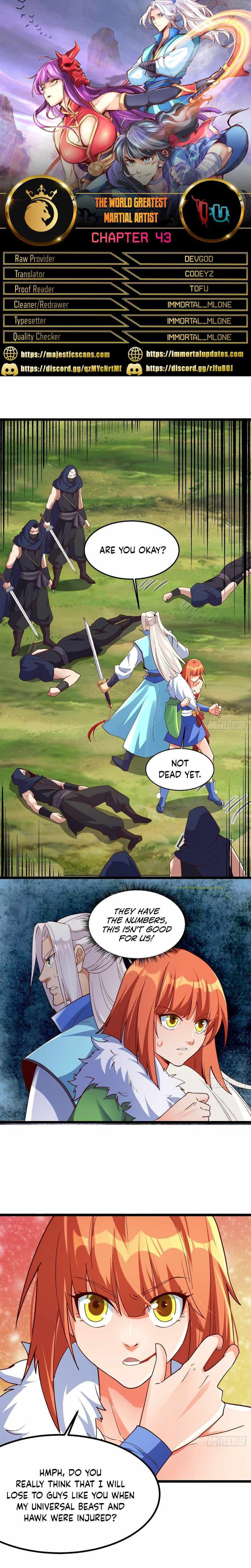 The Insane Martial Arts World: Second to None (Colored) Chapter 43 page 1 - 