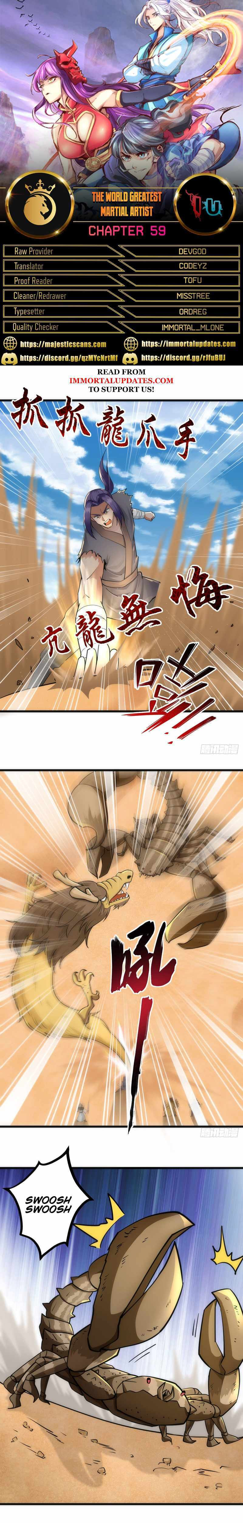 The Insane Martial Arts World: Second to None (Colored) Chapter 59 page 1 - 