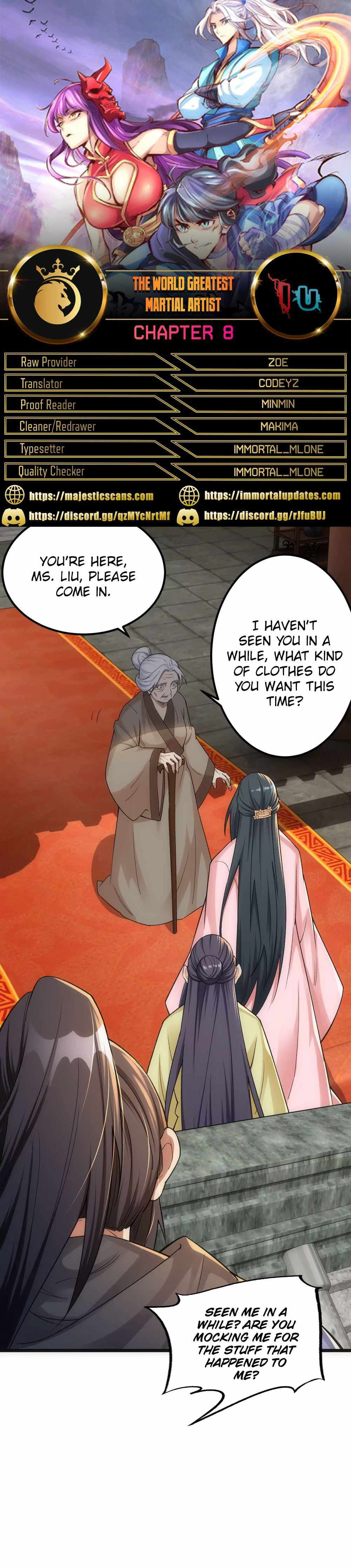 The Insane Martial Arts World: Second to None (Colored) Chapter 8 page 1 - 