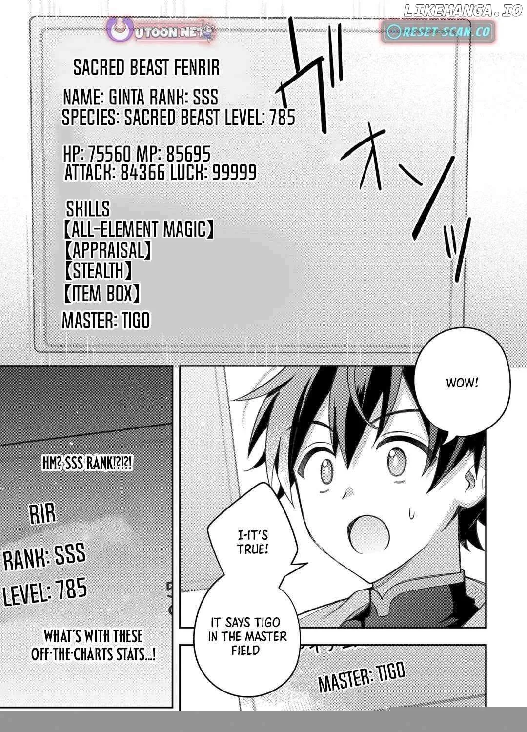 The Kindhearted Low-Rank Tamer Rules With SSS-Rank Sacred Beasts and Fluffy Overpowering Chapter 2 page 19 - 