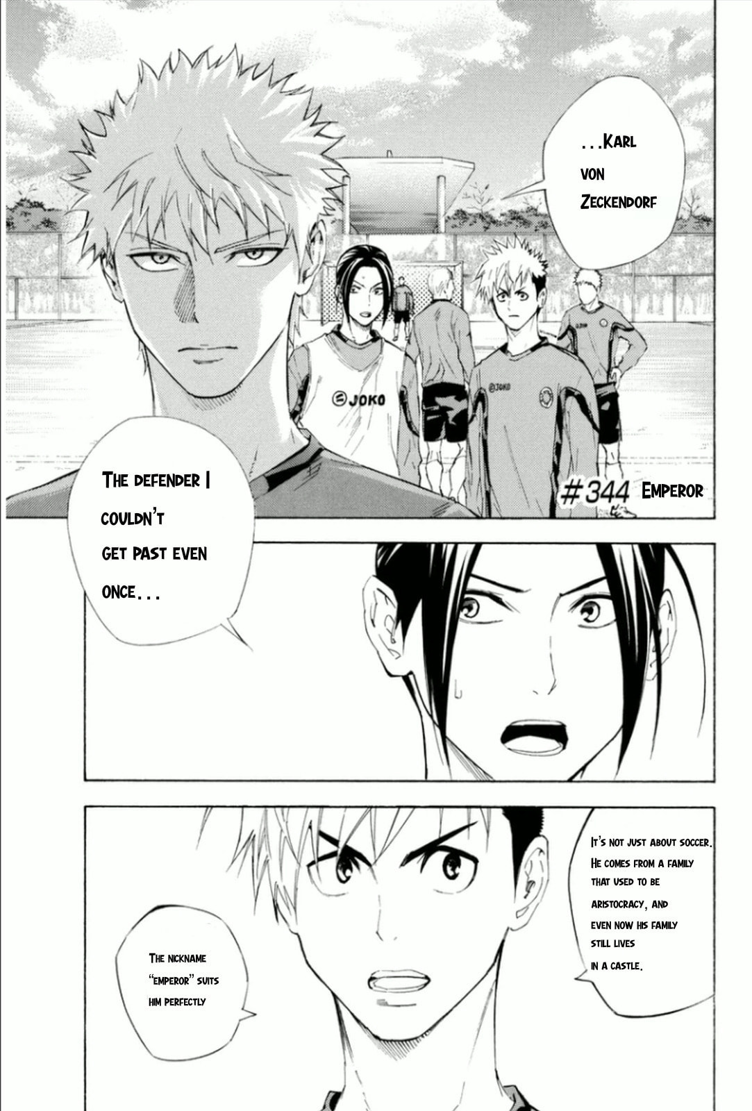 The Knight in the Area Chapter 344 page 1 - 