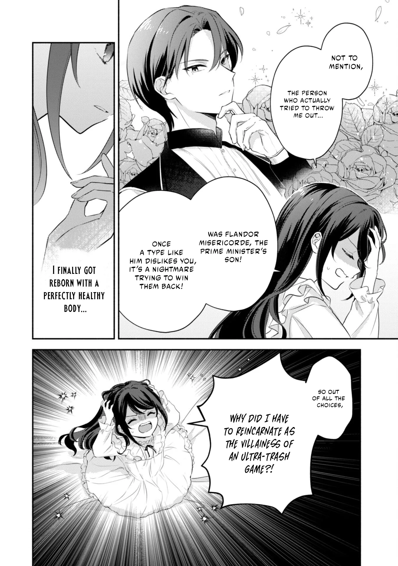 The KUSOGE Villainess: Reincarnated into a Trash Game World with Only Destruction Ends, But I`m Going to Survive Doggedly! Chapter 1 page 15 - 
