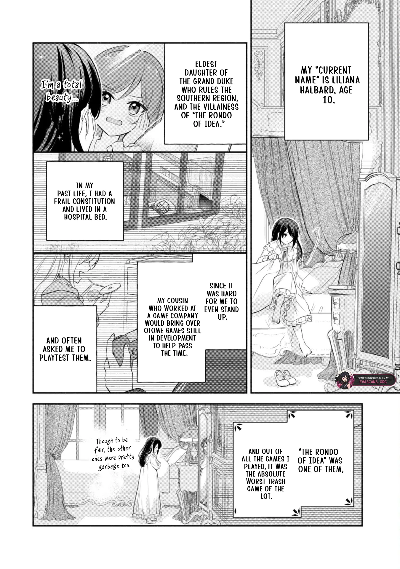 The KUSOGE Villainess: Reincarnated into a Trash Game World with Only Destruction Ends, But I`m Going to Survive Doggedly! Chapter 1 page 7 - 