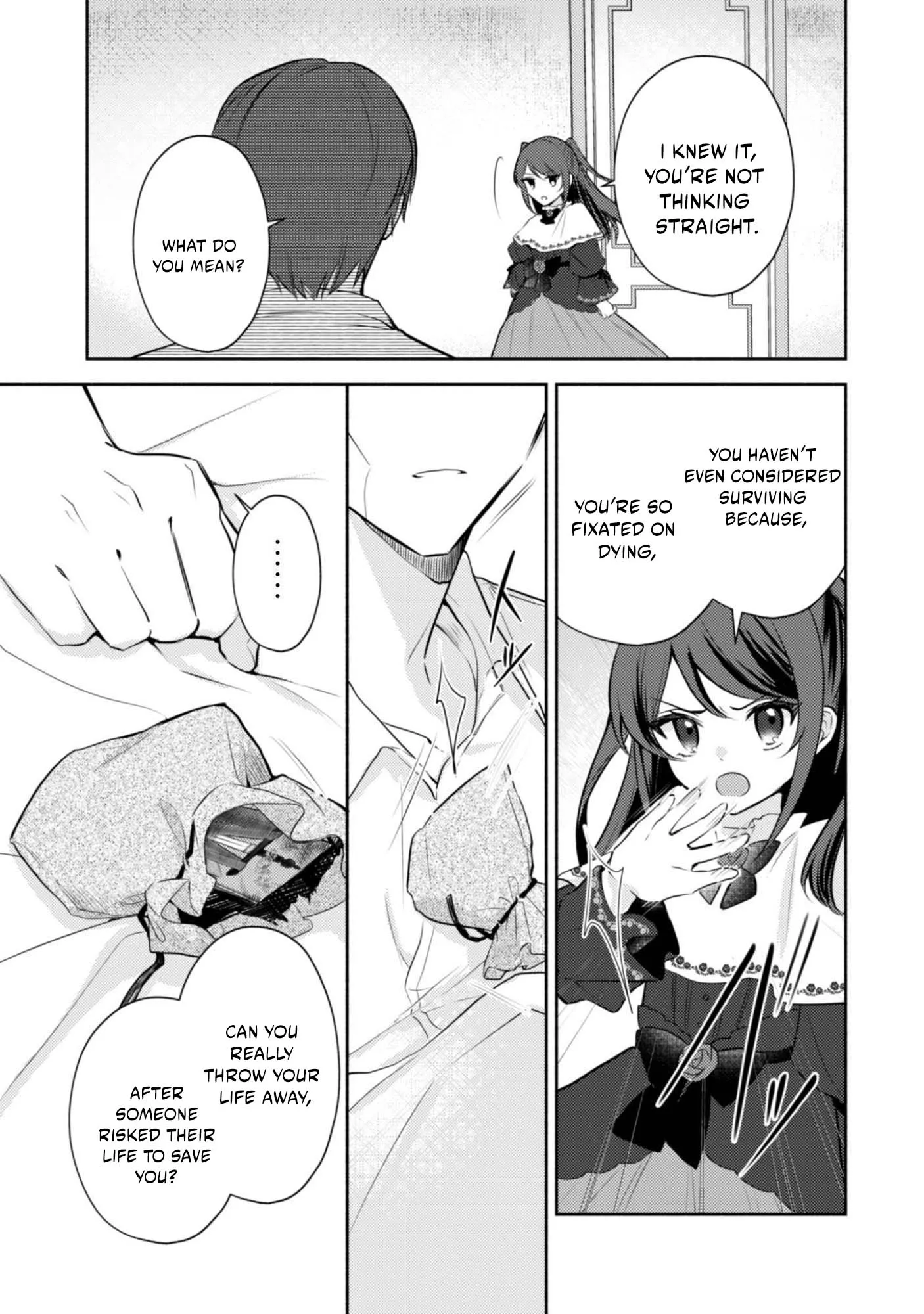 The KUSOGE Villainess: Reincarnated into a Trash Game World with Only Destruction Ends, But I`m Going to Survive Doggedly! Chapter 12 page 16 - 
